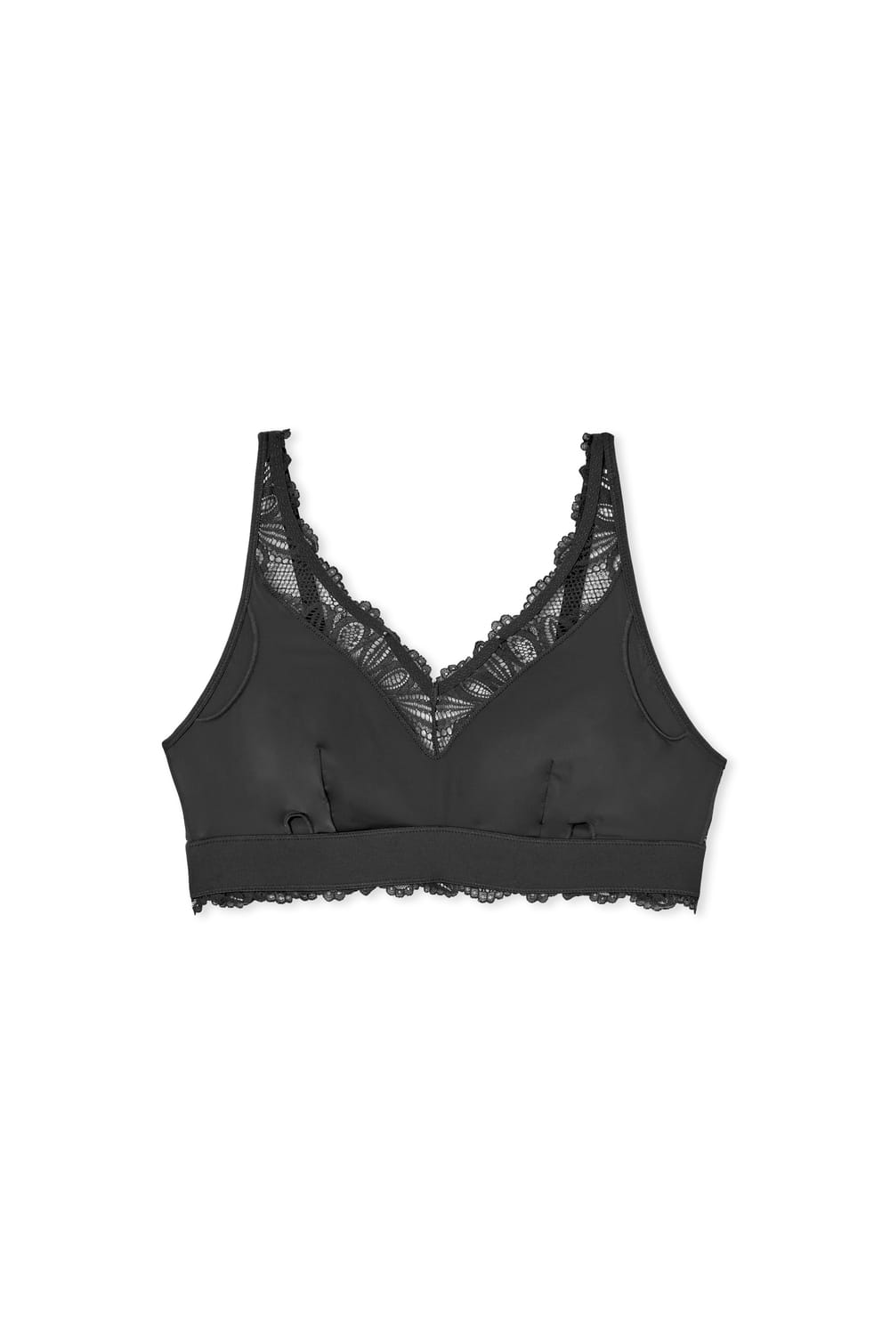 Soutien-gorge triangle en dentelle post-mastectomie;${refinementColor}