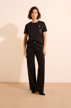 T-shirt manches courtes en coton;${refinementColor}