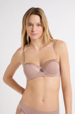 Soutien-gorge bandeau coques fines;${refinementColor}