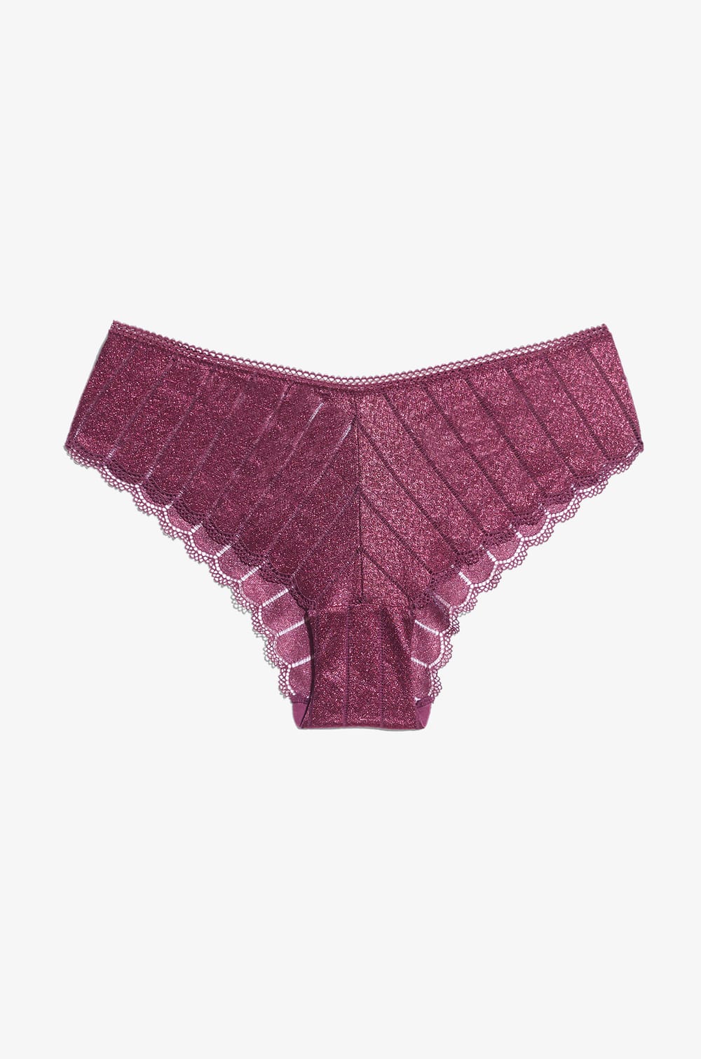 Shorty en dentelle irisé;${refinementColor}