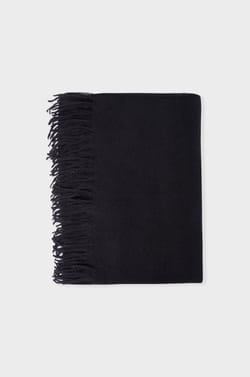 Scarf with Fringes;${refinementColor}