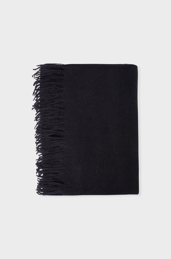 Scarf with Fringes;${refinementColor}