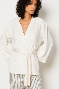 3-Piece Pajama Set With Micro Fleece Jacket;${refinementColor}
