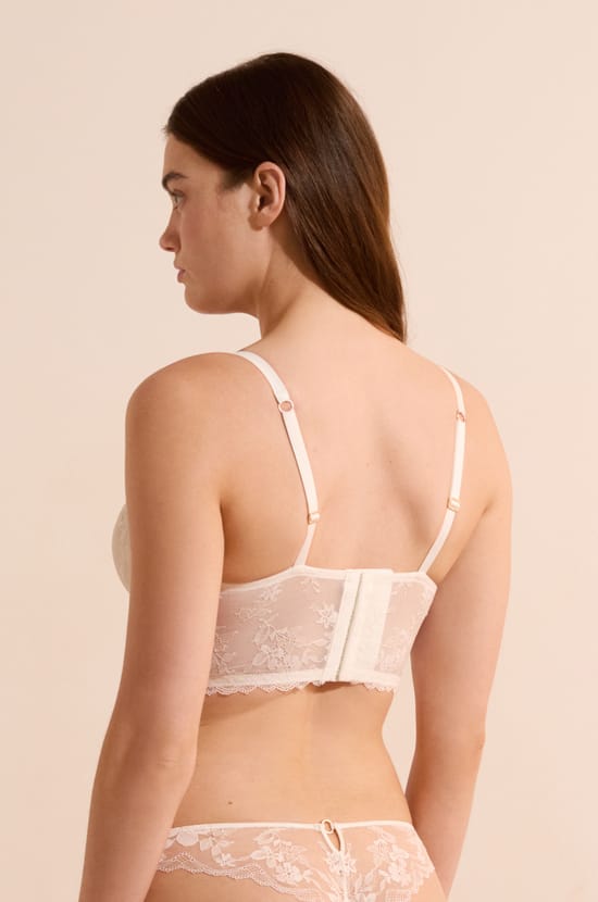 Soutien-gorge bustier avec broderie;${refinementColor}