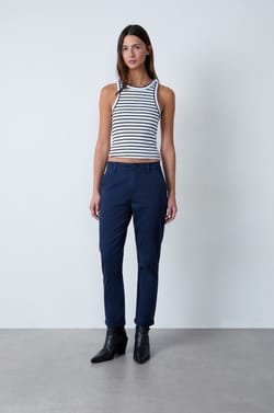 Carrot Cut Trousers;${refinementColor}