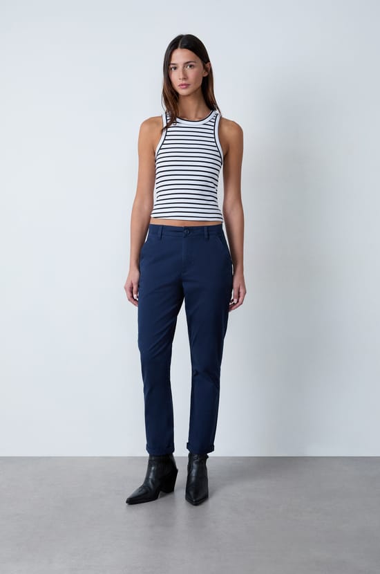 Carrot Cut Trousers;${refinementColor}