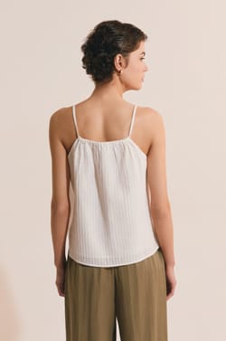 Cotton Strap Top;${refinementColor}