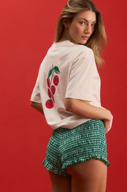 Pantal&oacute;n corto de algod&oacute;n estampado;${refinementColor}