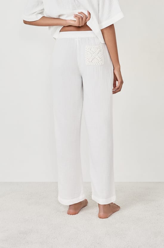 Pantalon de pyjama 100% coton;${refinementColor}