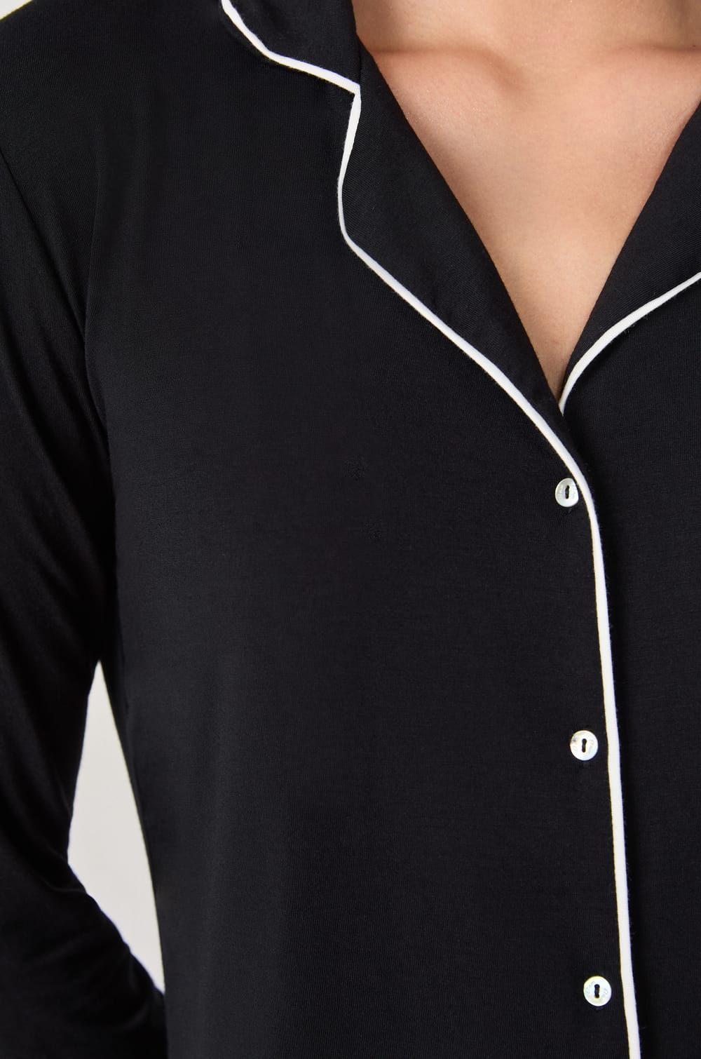 Long-Sleeved Pyjama Shirt;${refinementColor}