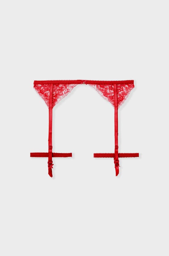 Lace Garter Belt;${refinementColor}