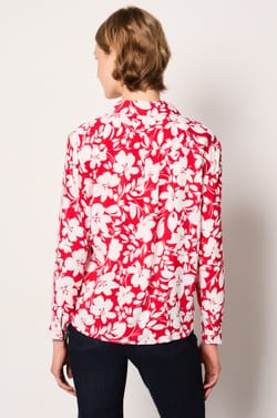 Chemise manches longues fleurie;${refinementColor}