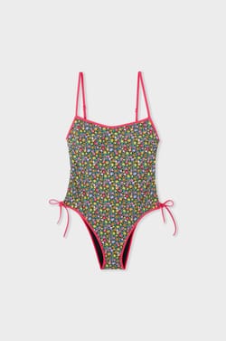 Floral One-Piece Swimsuit;${refinementColor}
