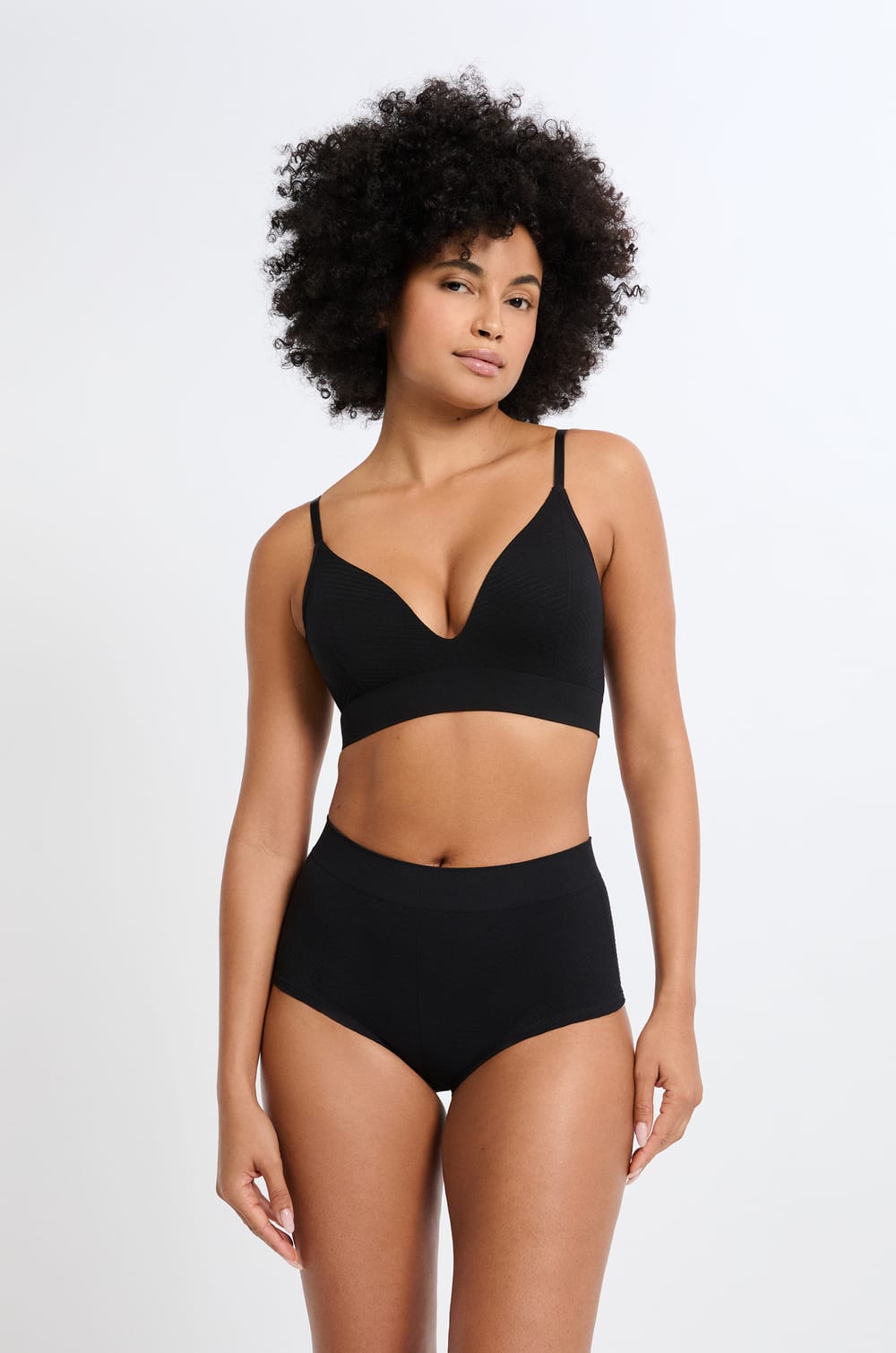 High-Waist Tanga Boyshort;${refinementColor}