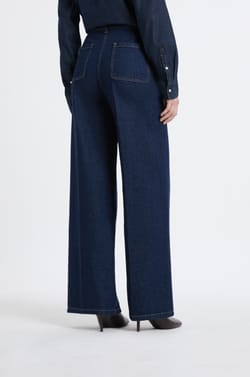 Wide cotton jeans;${refinementColor}