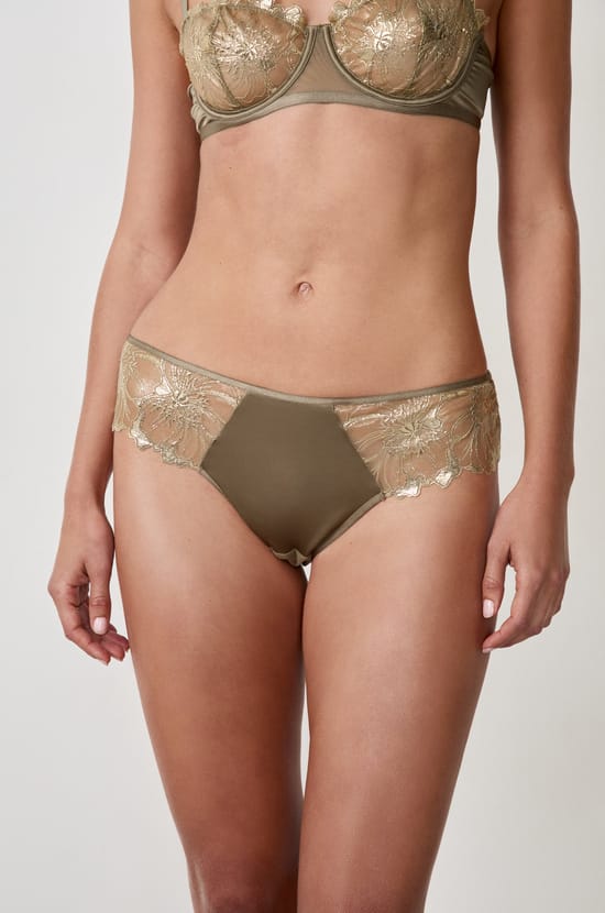 Embroidered Tulle Hipster;${refinementColor}