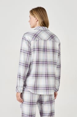 Chemise de pyjama à carreaux;${refinementColor}