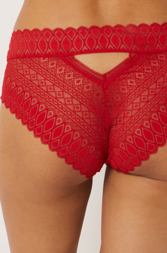 Panty de encaje;${refinementColor}