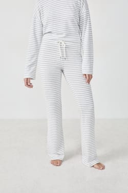Flared Pyjama Trousers;${refinementColor}