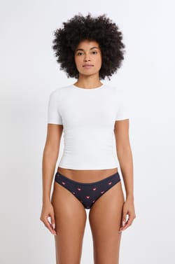 Set de 3 bragas de algodón;${refinementColor}