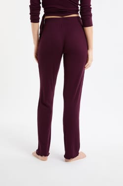 Straight Pyjama Trousers;${refinementColor}