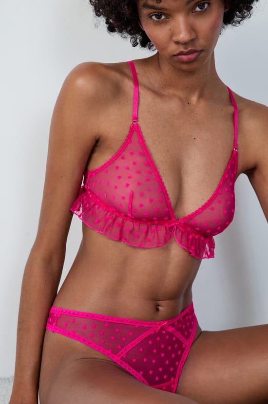 String en tulle imprimé;${refinementColor}