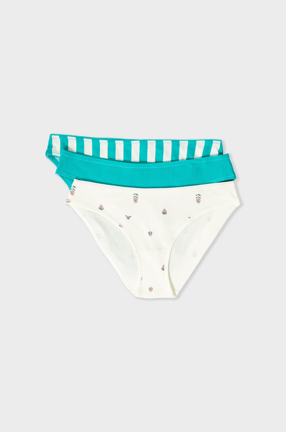 Pack of 3 Cotton Briefs;${refinementColor}