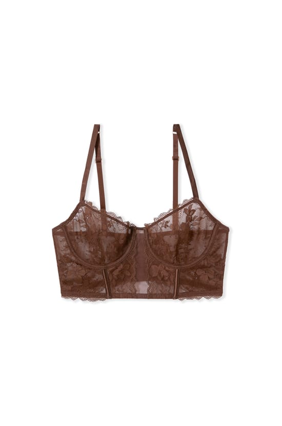 Soutien-gorge bustier avec broderie;${refinementColor}