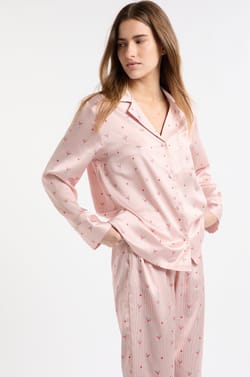 Chemise de pyjama à motifs;${refinementColor}