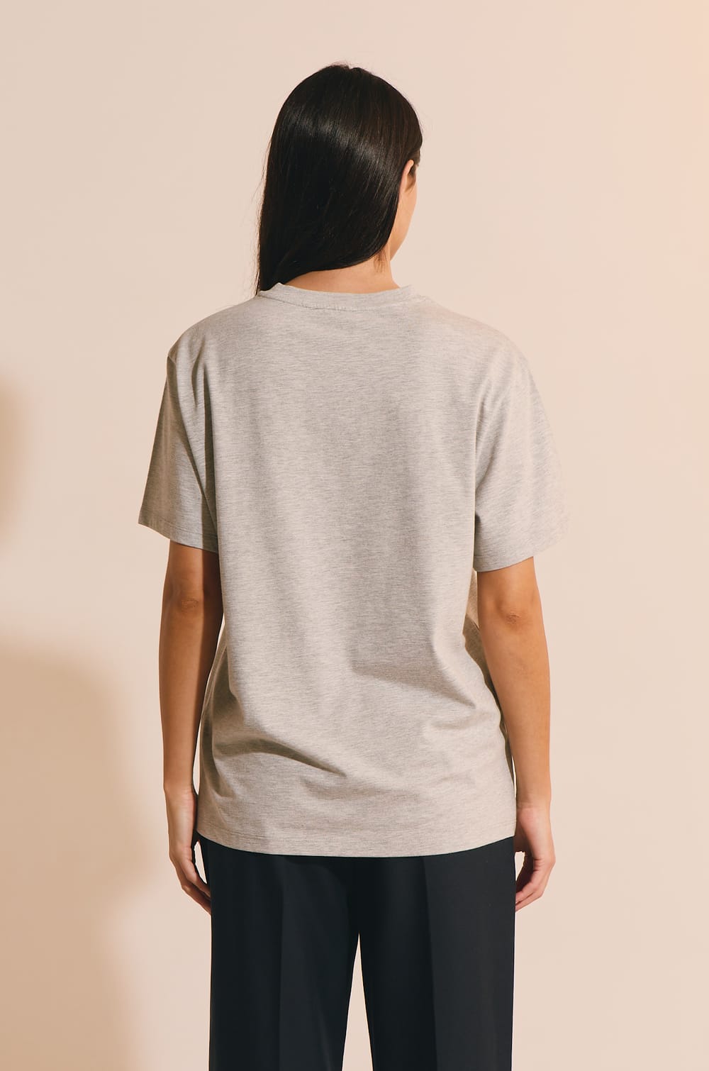 T-shirt manches courtes avec coton avec &eacute;criture;${refinementColor}