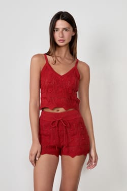 Top en maille;${refinementColor}