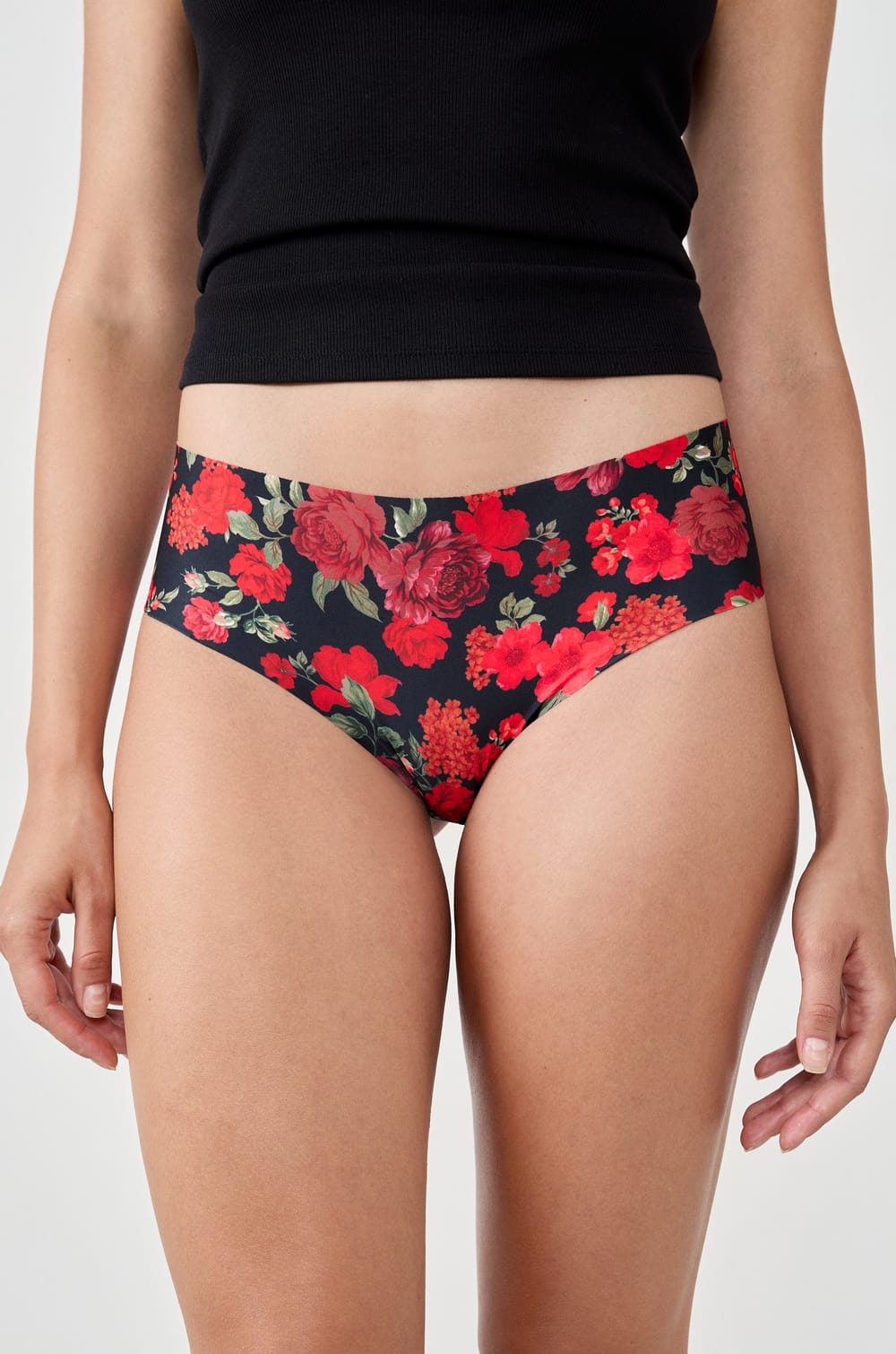 Hipster en microfibre sans couture imprimé;${refinementColor}