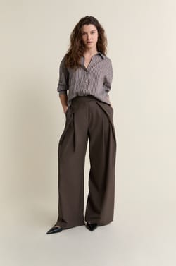 Chemise &agrave; rayures;${refinementColor}