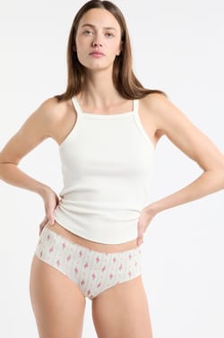 Hipster en microfibre sans couture &agrave; motifs;${refinementColor}