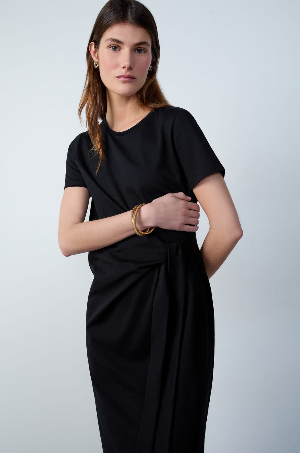 Long Tie Dress;${refinementColor}