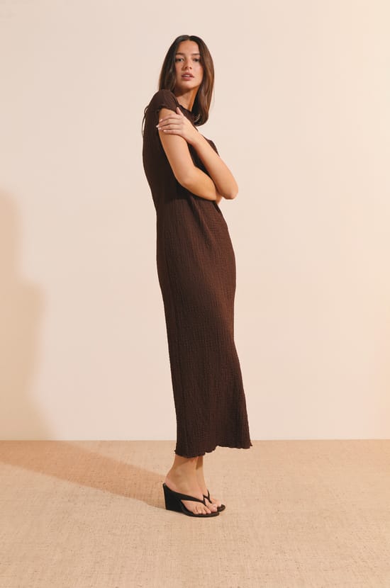 Robe longue mati&eacute;r&eacute;e;${refinementColor}