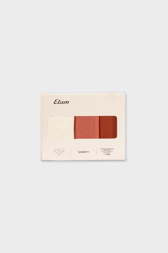 3er-Pack Shorty aus Baumwolle;${refinementColor}