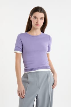 T-Shirt mit kurzen &Auml;rmeln aus Baumwolle;${refinementColor}