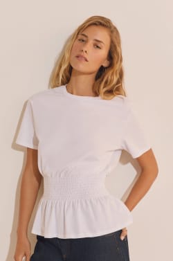 T-shirt manches courtes en coton;${refinementColor}