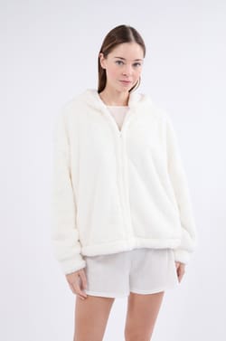 Long-sleeved fleece jacket;${refinementColor}