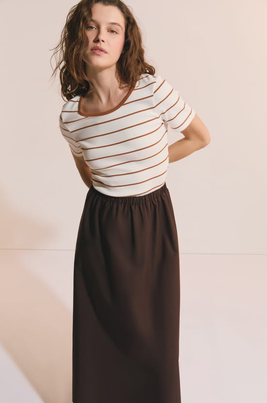 Robe longue en coton;${refinementColor}