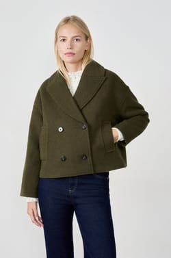 Short Peacoat;${refinementColor}