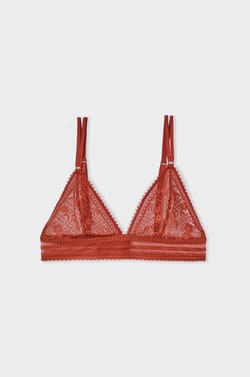 Triangle sans armartures en dentelle;${refinementColor}