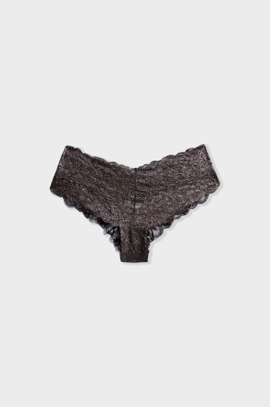 V-shape Lace Hipster;${refinementColor}