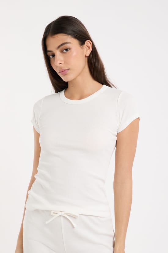 Round Neck Pyjama T-shirt with Cotton;${refinementColor}