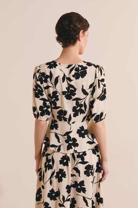 Chemise &agrave; motifs;${refinementColor}