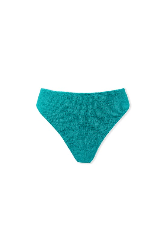 Bikini Bottom High Leg in Stretch Material;${refinementColor}