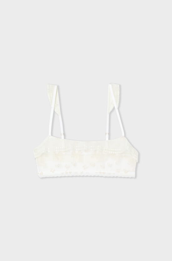 Bralette with Embroidery;${refinementColor}