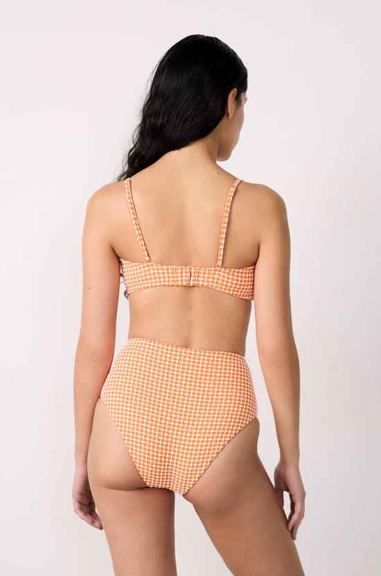 Bandeau Bikini-Top mit Print;${refinementColor}