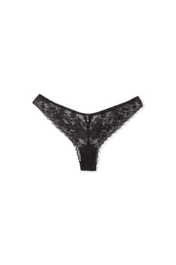 Tanga avec broderie;${refinementColor}